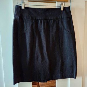 2 FOR $15! Banana Republic Pencil Skirt | Black | Size 0 | Stretch Cotton